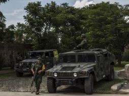 Personal militar resguardó el lugar y no se permitió el ingreso de ninguna otra dependencia. EL INFORMADOR / R. Tamayo