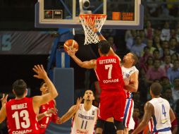 El quinteto azteca, que llega como campeón defensor del torneo tras ganar el FIBA Américas 2013 de Caracas. NTX / I. Hernández