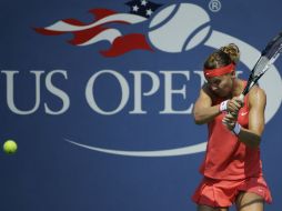 Lucie Safarova se las arregló para hacer una pequeña remontada aunque no logró salvar el set. AP / M. Rourke