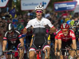 Danny llegó primero en el tramo entre Escaldes-Engordany (Andorra) y Lérida. AFP / J. Reina