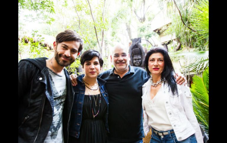 El elenco de la película 'Ella es Ramona' durante la entrevista. EL INFORMADOR / P. Franco