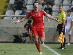 Gareth Bale anotó el gol que acerca al País de Gales a la Eurocopa, competencia a la que no asiste desde hace 58 años. EFE /  K. Christodoulou