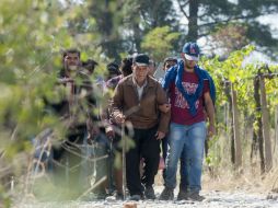 Migrantes de países en conflicto buscan una mejor calidad de vida en Europa. AFP / R. Atanasovski