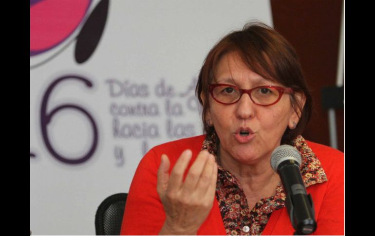 Teresa Incháustegui explicó que la campaña se conforma de cinco jornadas con talleres y actividades deportivas y culturales. NTX / ARCHIVO