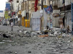 Los rebeldes hutíes atacaron la víspera con un misil un depósito de armas de la coalición militar en Maarib. EFE / Y. Arhab