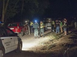 La policía investigaba las causas del accidente del sábado. EFE / Cabalar