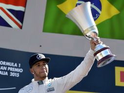 Hamilton obtuvo su triunfo número 40 en la Fórmula 1. AFP / A. Solaro