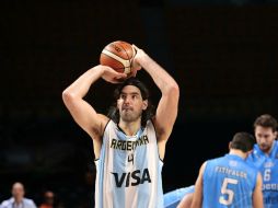 Luis Scola jugó un papel determinante en el funcionamiento del equipo 'pampero'. EFE / J. Méndez