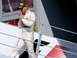 Lewis Hamilton consiguió su victoria número 40 en 160 Grandes Premios disputados. EFE / S. Suki