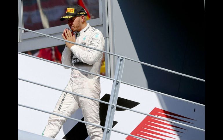 Lewis Hamilton consiguió su victoria número 40 en 160 Grandes Premios disputados. EFE / S. Suki