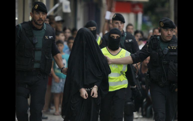 La mujer fue arrestada en Figueres y estaba en contacto con radicales. AFP / J. Jordán