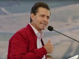 Enrique Peña Nieto expone que ''lo une a los padres el deseo de conocer la verdad''. YOUTUBE / Gobierno de la República