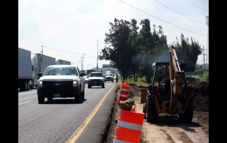 Las obras del paso inferior vehicular se iniciaron el pasado 10 de agosto en la zona de Technology Park. EL INFORMADOR / ARCHIVO