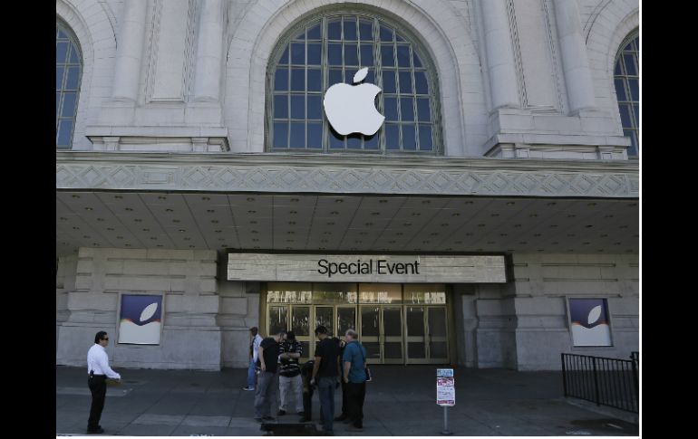 Desde el Auditorio Bill Graham, Apple presenta sus novedades al público. AP / E. Risberg