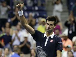 Será la novena ocasión consecutiva en que Djokovic accede a semifinales del US Open. EFE / J. SZENES