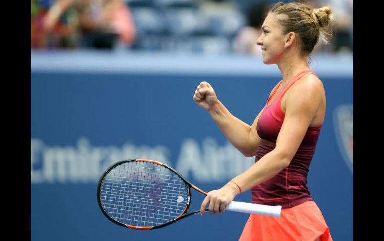 La rumana de 24 años de edad se incluyó por primera vez en semifinales de un US Open. AFP / M. Stockman