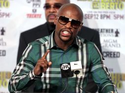 El sábado Mayweather combatirá contra Andre Berto; podría ser su última pelea. AFP / J. Gurzinski