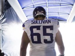 Sullivan lamenta no poder jugar y perderse la primera mitad de la temporada. TWITTER / @Vikings