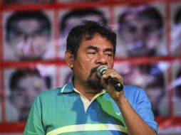 Felipe de la Cruz, vocero de los padres de los 43 normalistas desaparecidos de Ayotzinapa. SUN / ARCHIVO