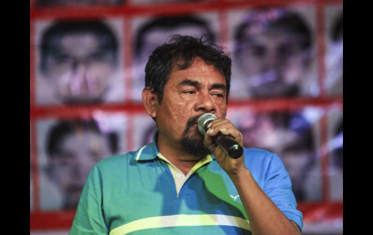 Felipe de la Cruz, vocero de los padres de los 43 normalistas desaparecidos de Ayotzinapa. SUN / ARCHIVO