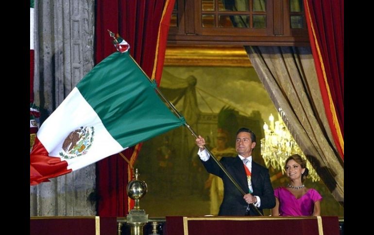 Enrique Peña Nieto encabezará la ceremonia del Grito de Independencia el martes 15 de septiembre a las 11:00 horas. EFE / ARCHIVO