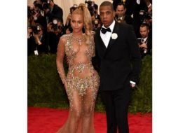 La pareja durante la alfombra roja del MET Gala de este año. INSTAGRAM / beyonce