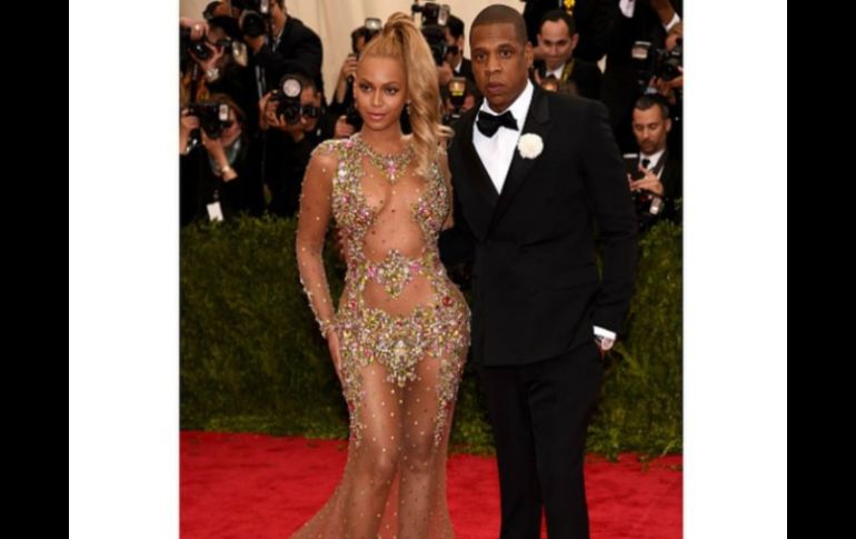 La pareja durante la alfombra roja del MET Gala de este año. INSTAGRAM / beyonce