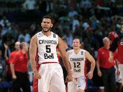 En el último minuto, Cory Joseph firmó la victoria canadiense por la mínima ventaja. EFE / J. Méndez