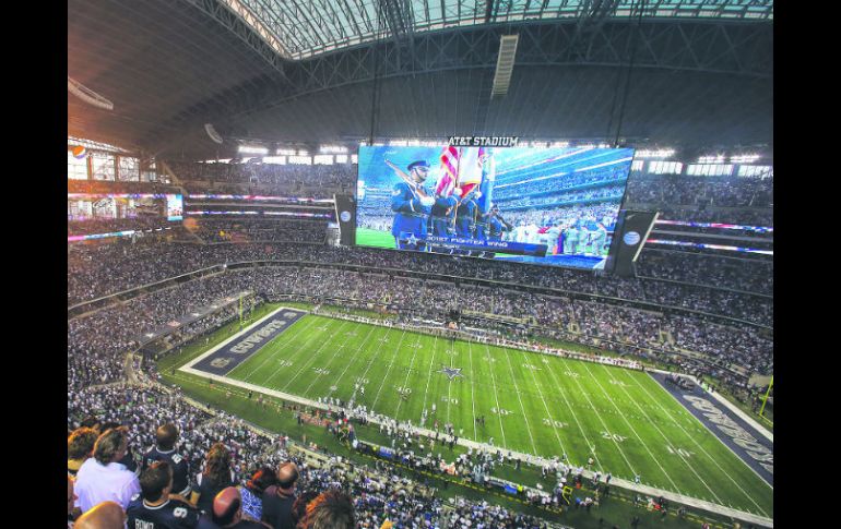 AT&T Stadium. Los Vaqueros de Dallas recibirán en el juego de domingo por la noche a los Gigantes de Nueva York. AP / ARCHIVO