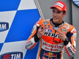 Márquez tiene 63 puntos de desventaja sobre el líder, Jorge Lorenzo. AFP / V. Pinto