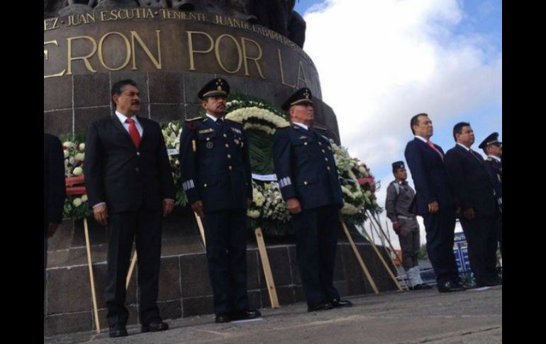 Al evento acudieron varios funcionarios en la Glorieta Niños Héroes. TWITTER / @ramirohdezg