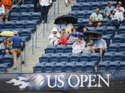 Las precipitaciones ya habían hecho acto de presencia en más de una jornada a lo largo del torneo. EFE / A. Gombert