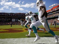 Miami estaba en desventaja de 10-0 en el segundo periodo pero la redujo a 10-7 al descanso. AFP / R. Carr