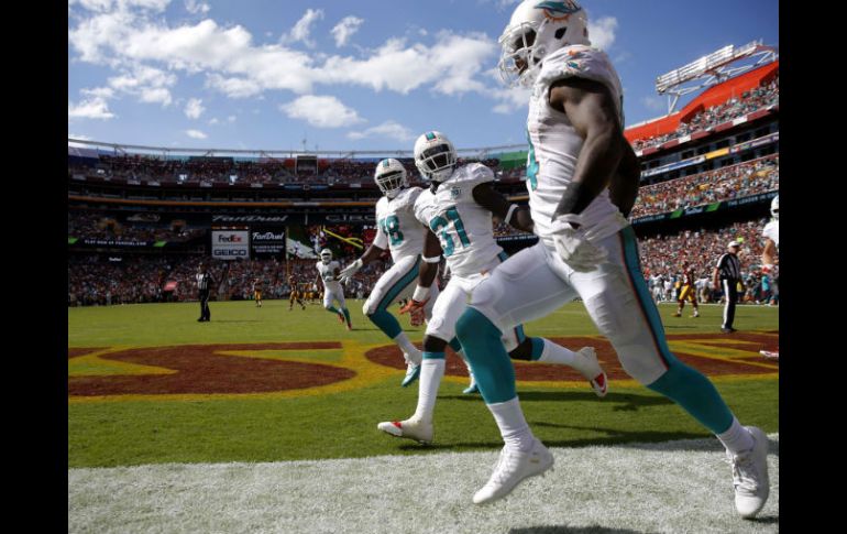 Miami estaba en desventaja de 10-0 en el segundo periodo pero la redujo a 10-7 al descanso. AFP / R. Carr