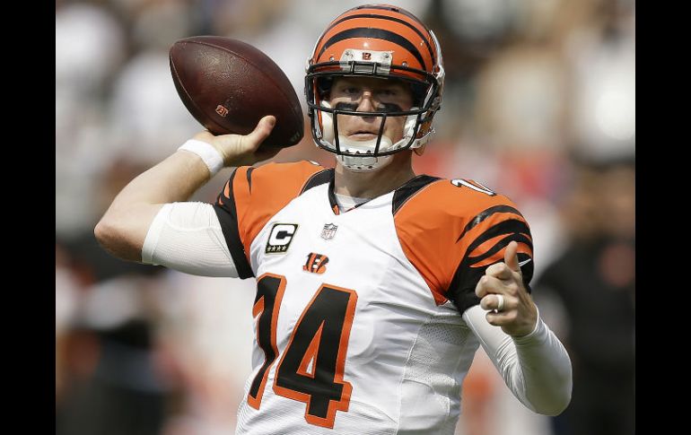 Andy Dalton pasó para 269 yardas y dos anotaciones. AP / B. Margot