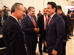 El gobernador dirigió el mensaje durante un evento de la Secretaría de Desarrollo Económico, en Casa Jalisco. TWITTER / @AristotelesSD