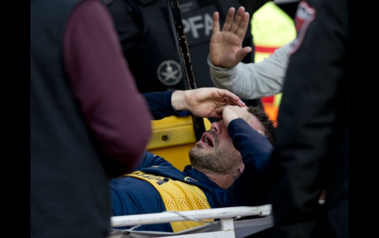 Fernando Gago se lesionó el domingo en el Superclásico Argentino. AP / ARCHIVO