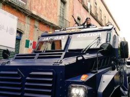 El Comisionado General de la Policía Federal, Enrique Francisco Galindo Ceballos, encabezará el desfile del contingente federal. TWITTER / @PoliciaFedMx