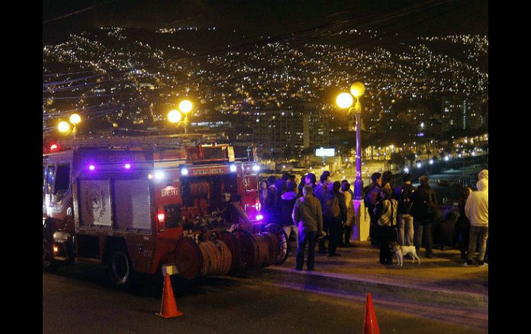 El terremoto de 8 grados provocó alerta de tsunami en las costas chilenas. EFE / R. Zamora