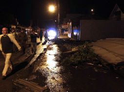 El sismo de 8.3 grados se produjo a las 19.55 horas; su epicentro se localiza en el municipio de Canela, en Valparaíso. AFP / E. Zuniga