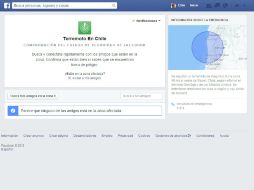 La herramienta se activa cuando se produce un desastre natural. FACEBOOK / Facebook