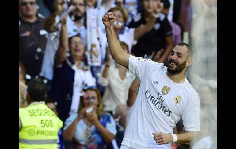 El Real Madrid resolvió el encuentro con un tanto de cabeza de Benzema en la segunda parte (55), rematando un centro de Isco. AFP / J. Soriano