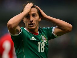 Andrés podría perderse el juego contra Estados Unidos el 10 de octubre, donde México se juega su clasificación a la Confederaciones. MEXSPORT / ARCHIVO