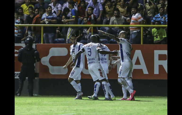 Con la victoria, Pachuca rompió una racha de seis partidos sin ganar y llegó a 10 unidades. MEXSPORT / E. Serrato