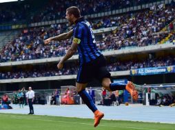 Icardi marcó el 1-0 definitivo para su equipo. AFP / G. Cacace