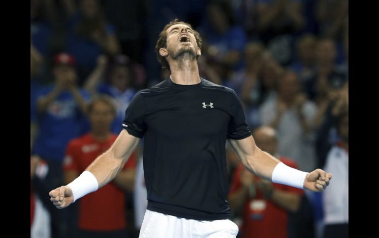 Andy Murray fue la clave del éxito británico. AP / S. Heppell