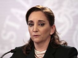 La canciller Claudia Ruiz Massieu reveló el lunes que se esperaba el  miércoles la llegada a México de los restos de los turistas. SUN / I. Stephens