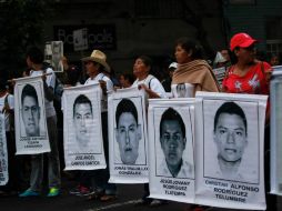 Los normalistas de Ayotzinapa están desaparecidos desde el 26 de septiembre de 2014. EFE / ARCHIVO