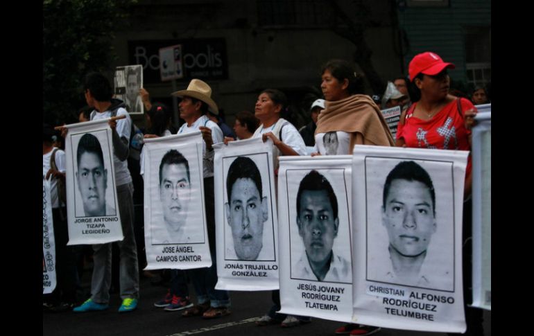 Los normalistas de Ayotzinapa están desaparecidos desde el 26 de septiembre de 2014. EFE / ARCHIVO