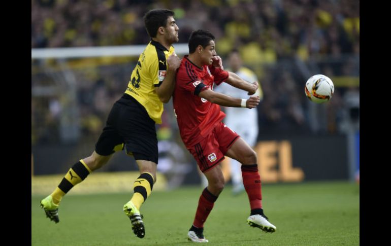 Javier participó sin suerte en el pasado duelo ante Dortmund. AP / ARCHIVO